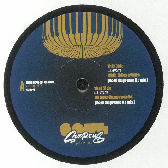 52 North (Soul Supreme Remix) - Vinyl Single vinyl record cover