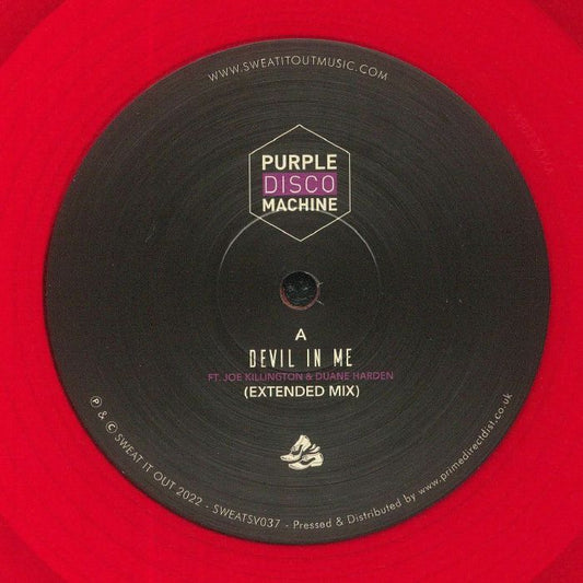 Devil In Me - Translucent Red Vinyl Single vinyl record cover
