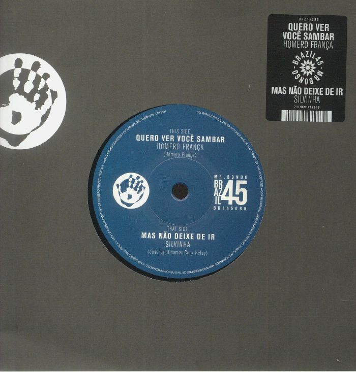 Quero Ver Voce Sambar - Vinyl Single vinyl record cover