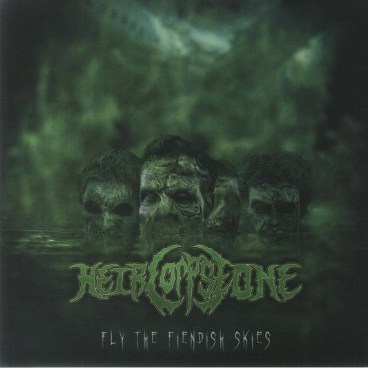 Fly The Fiendish Skies - Green Marbled Vinyl LP vinyl record cover