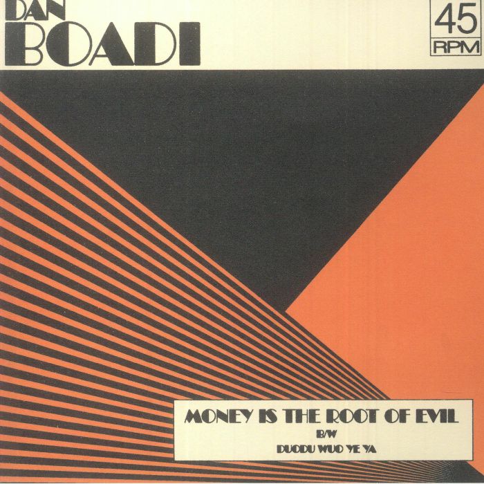 Money Is The Root Of Evil - Orange Vinyl Single vinyl record cover