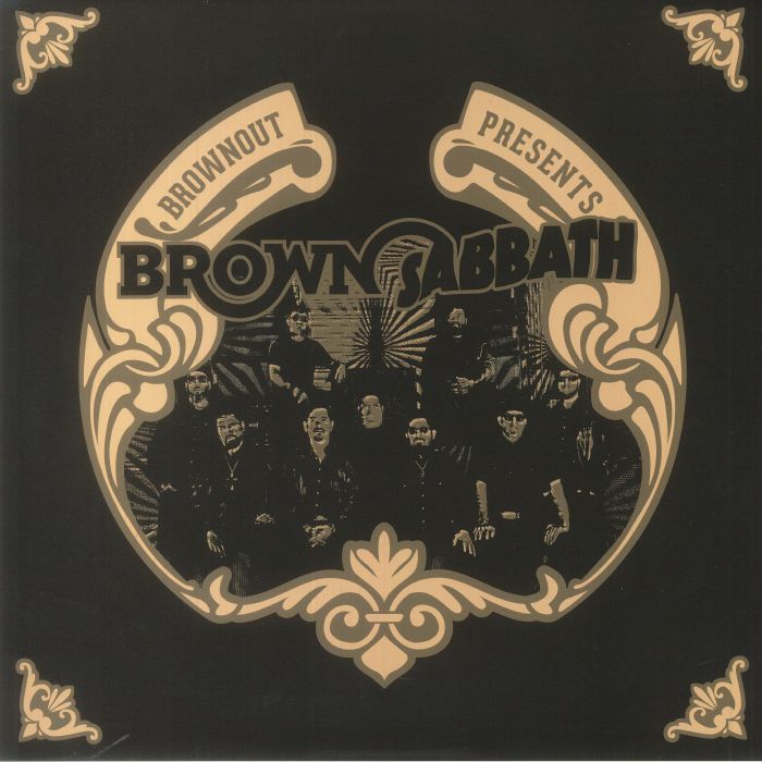 Brownout Presents Brown Sabbath - Brown Splatter Vinyl 2xLP vinyl record cover