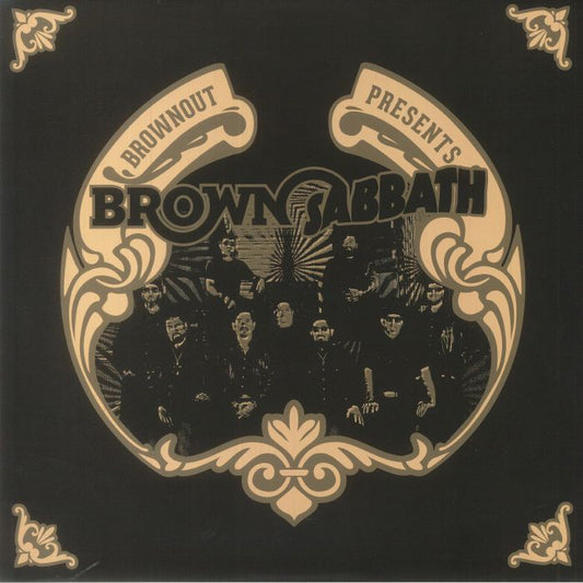 Brownout Presents Brown Sabbath - Brown Splatter Vinyl 2xLP vinyl record cover