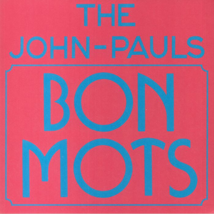 Bon Mots - Neon Pink Vinyl LP vinyl record cover