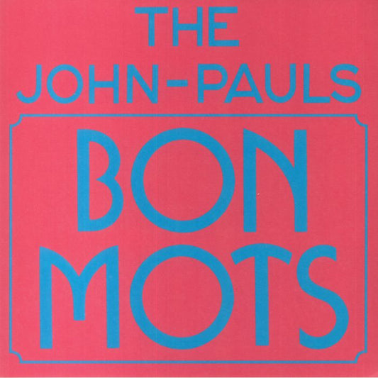 Bon Mots - Neon Pink Vinyl LP vinyl record cover