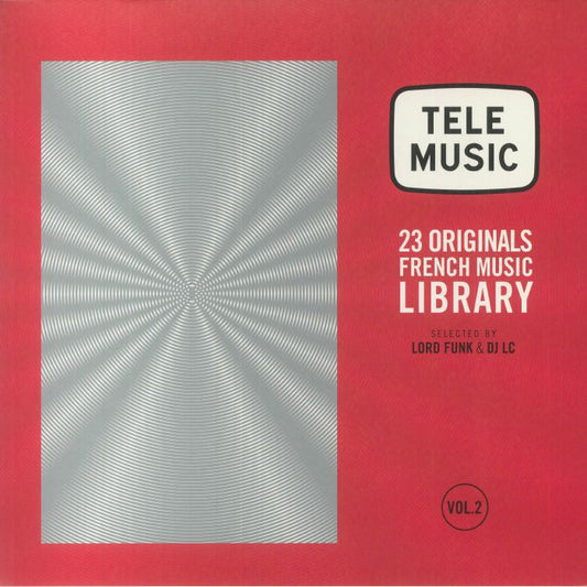 Tele Music: 23 French Library Music Originals Vol 2 - 2xLP vinyl record cover