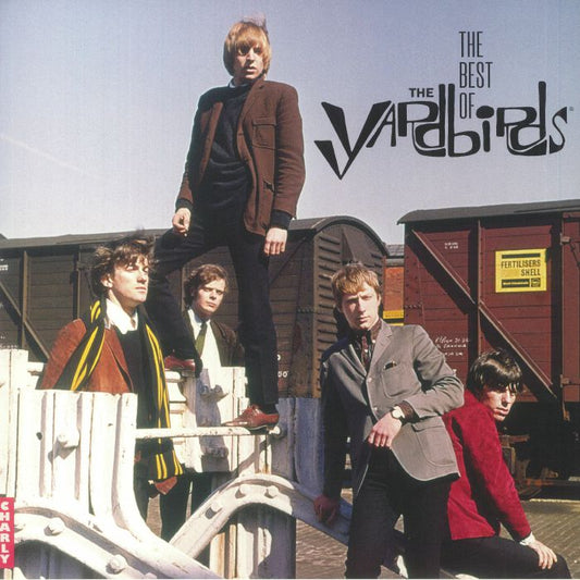 The Best Of The Yardbirds - Blue Vinyl LP vinyl record cover