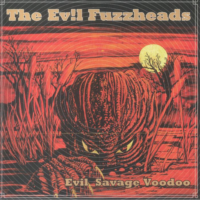 Evil Savage Voodoo - Clear Vinyl LP vinyl record cover