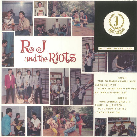 RJ & The Riots - Vinyl LP vinyl record cover