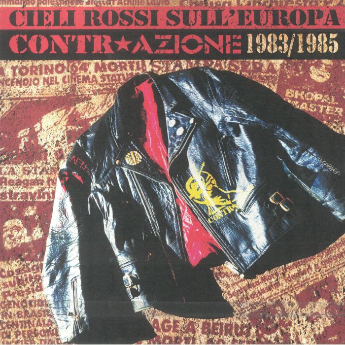 Cieli Rossi Sull'Europa / Contr Azione 1983-85 - Vinyl LP vinyl record cover