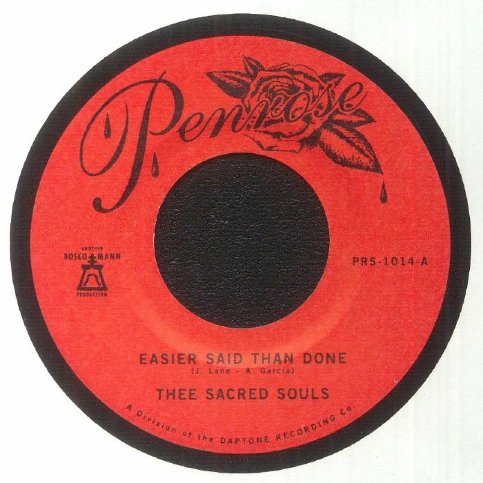 Easier Said Than Done - Limited Edition Vinyl Single vinyl record cover