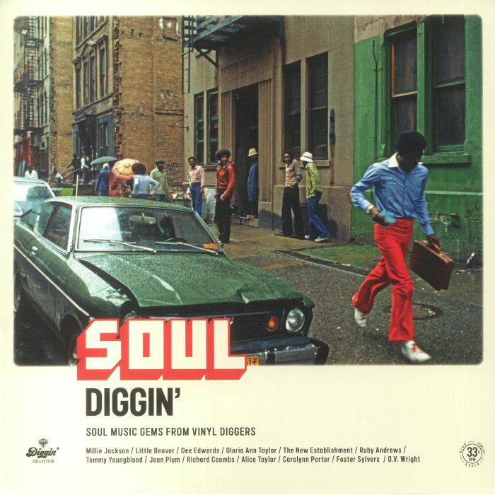 Soul Diggin': Soul Music Gems From Vinyl Diggers - Vinyl LP vinyl record cover