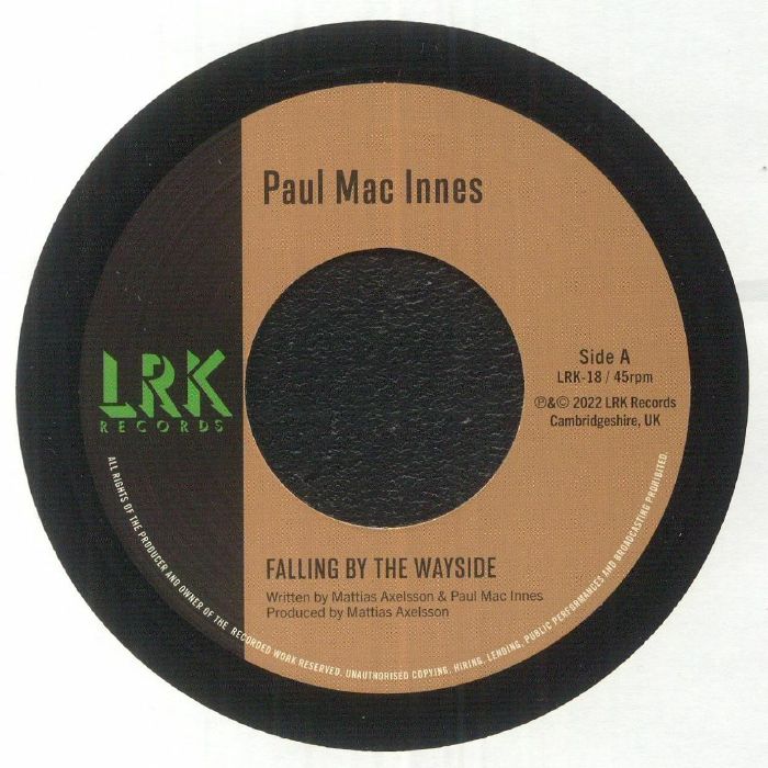 Falling By The Wayside - Vinyl Single vinyl record cover