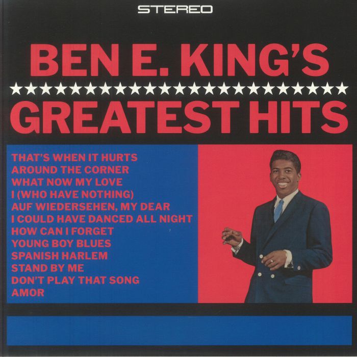 Ben E King's Greatest Hits - Blue Vinyl LP vinyl record cover