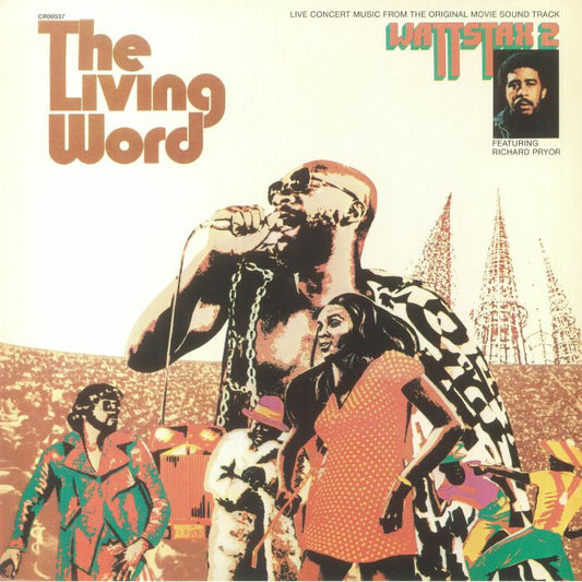 The Living Word: Wattstax 2 - 50th Anniversary Edition 2xLP vinyl record cover