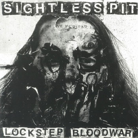Lockstep Bloodwar - Red Marbled Vinyl LP vinyl record cover