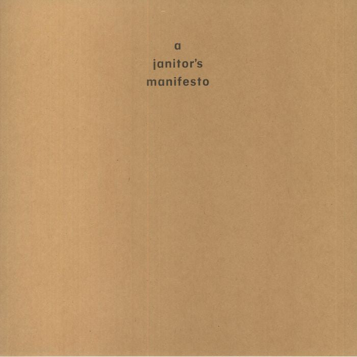 A Janitor's Manifesto - Vinyl LP vinyl record cover
