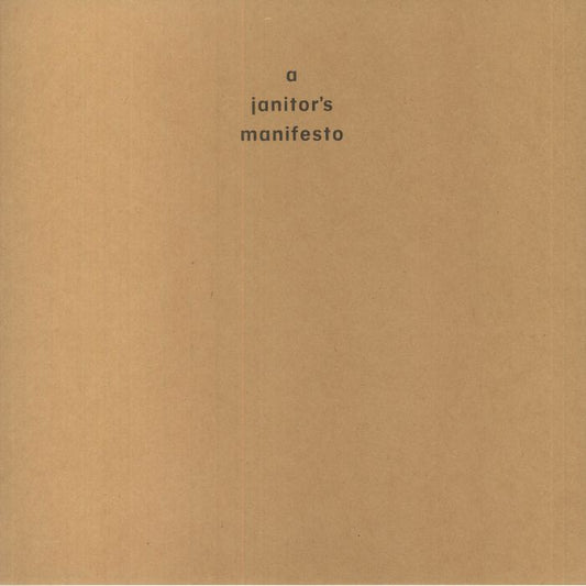 A Janitor's Manifesto - Vinyl LP vinyl record cover