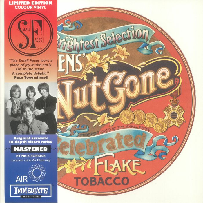 Ogdens' Nut Gone Flake - Limited Edition Gold Vinyl LP vinyl record cover