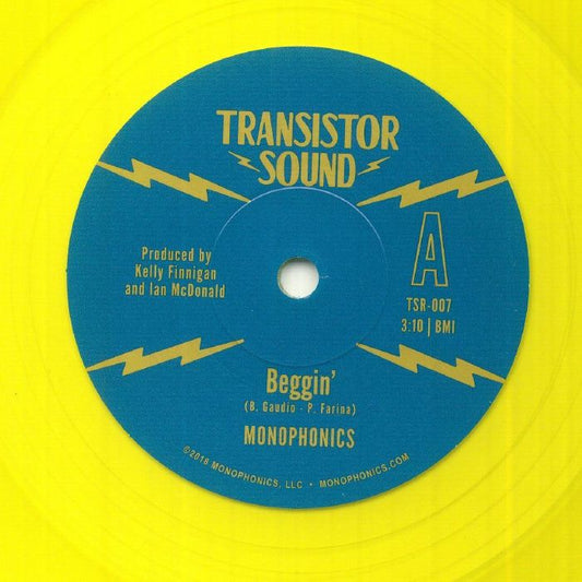Beggin' - Limited Yellow Vinyl Single vinyl record cover