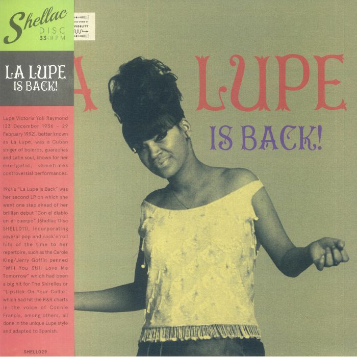 La Lupe Is Back! - Vinyl LP vinyl record cover