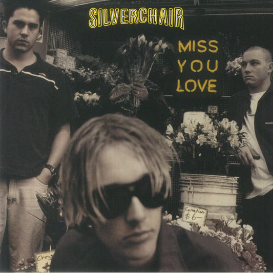 Miss You Love - Limited Edition Yellow & Black Marbled Vinyl Single vinyl record cover
