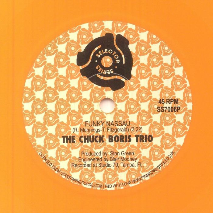 Funky Nassau / Shaft - Orange Vinyl Single vinyl record cover