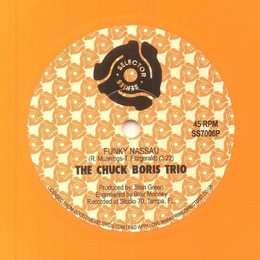 Funky Nassau / Shaft - Orange Vinyl Single vinyl record cover