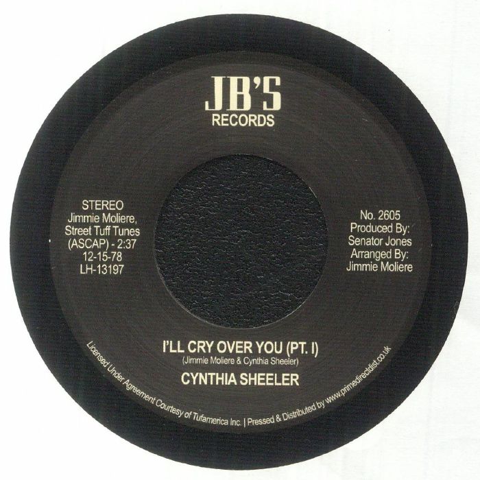 I'll Cry Over You - Vinyl Single vinyl record cover