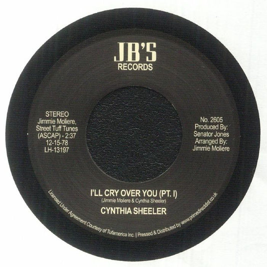I'll Cry Over You - Vinyl Single vinyl record cover