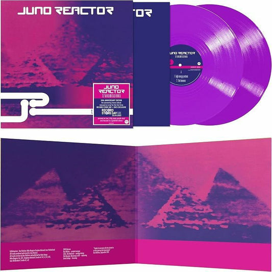 Transmissions - 30th Anniversary Edition Neon Purple Vinyl 2xLP vinyl record cover