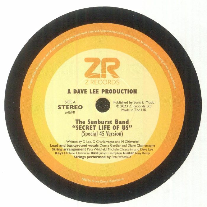 Secret Life Of Us (Special 45 Version) - Vinyl Single vinyl record cover