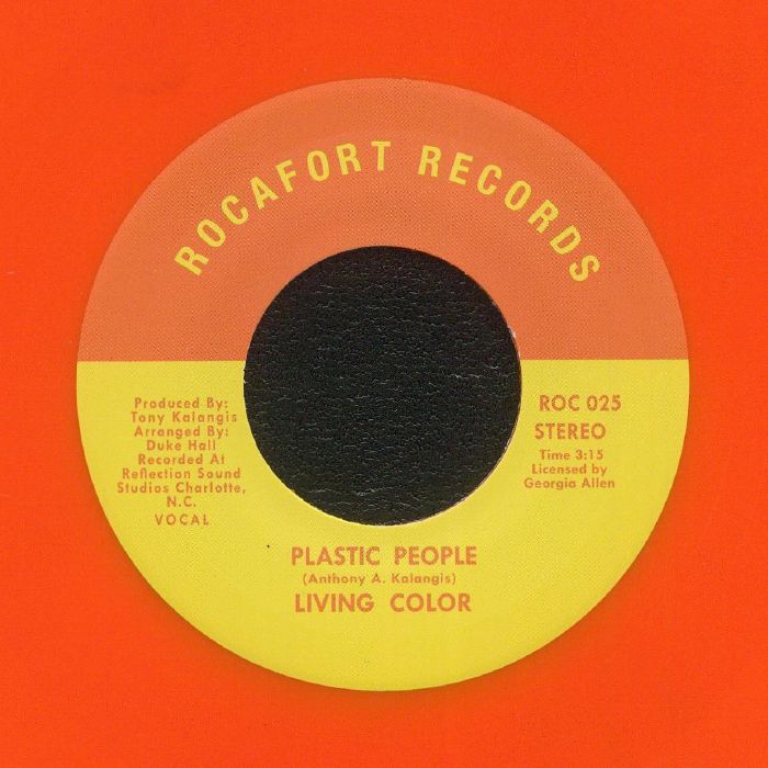 Plastic People (reissue) - Orange Vinyl Single vinyl record cover