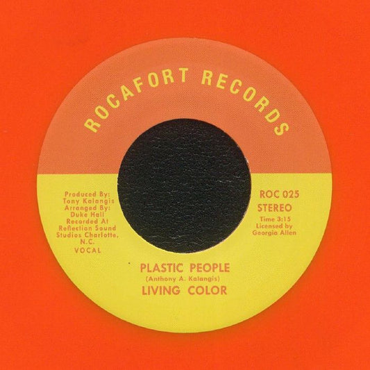Plastic People (reissue) - Orange Vinyl Single vinyl record cover