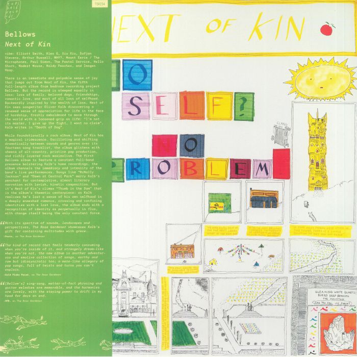 Next Of Kin - Limited Edition Clear Vinyl LP vinyl record cover