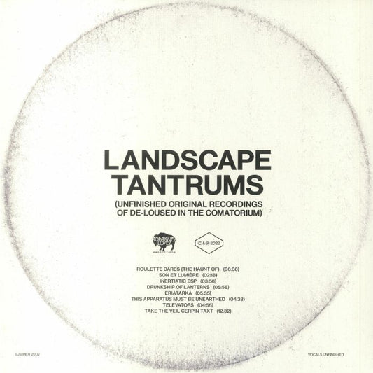 Landscape Tantrums - Vinyl LP vinyl record cover