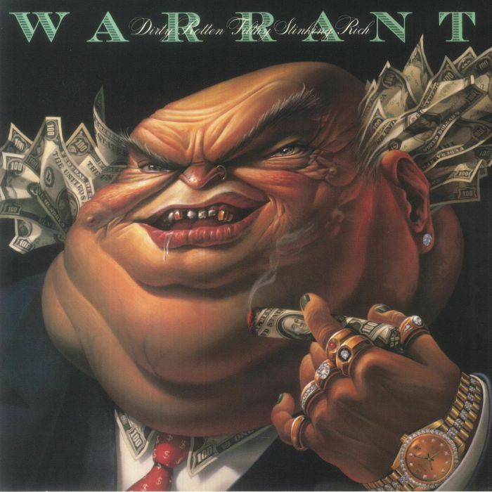 Dirty Rotten Filthy Stinking Rich - Limited Clear Vinyl LP vinyl record cover