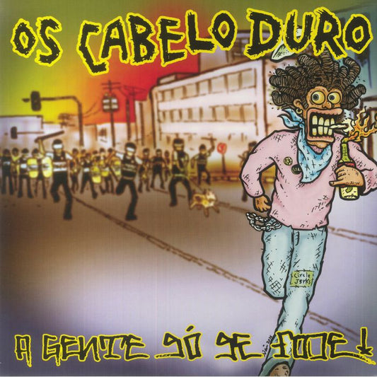 A Gente So Se Fode - Yellow Vinyl LP vinyl record cover