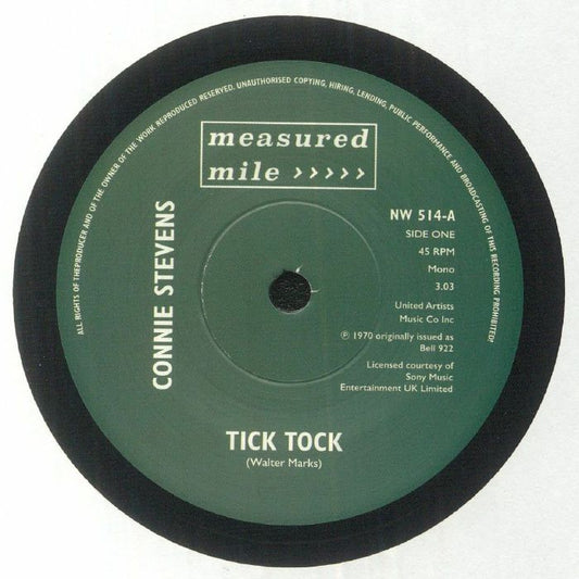 Tick Tock - Vinyl Single vinyl record cover