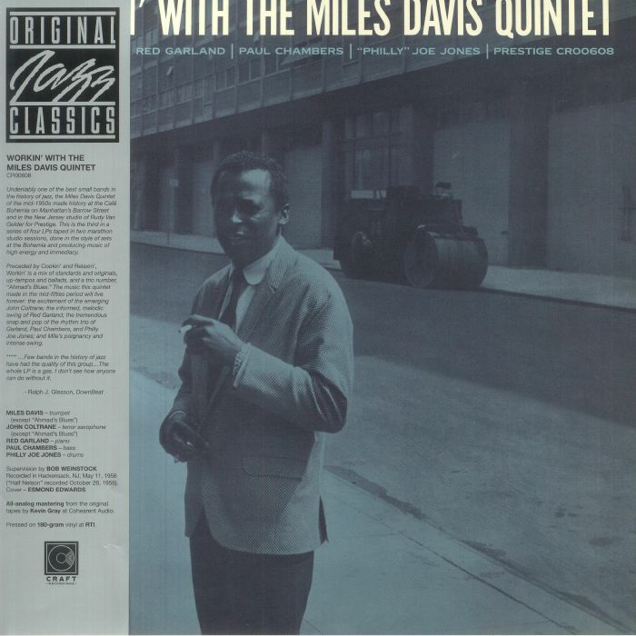 Workin' With The Miles Davis Quintet - Vinyl LP vinyl record cover