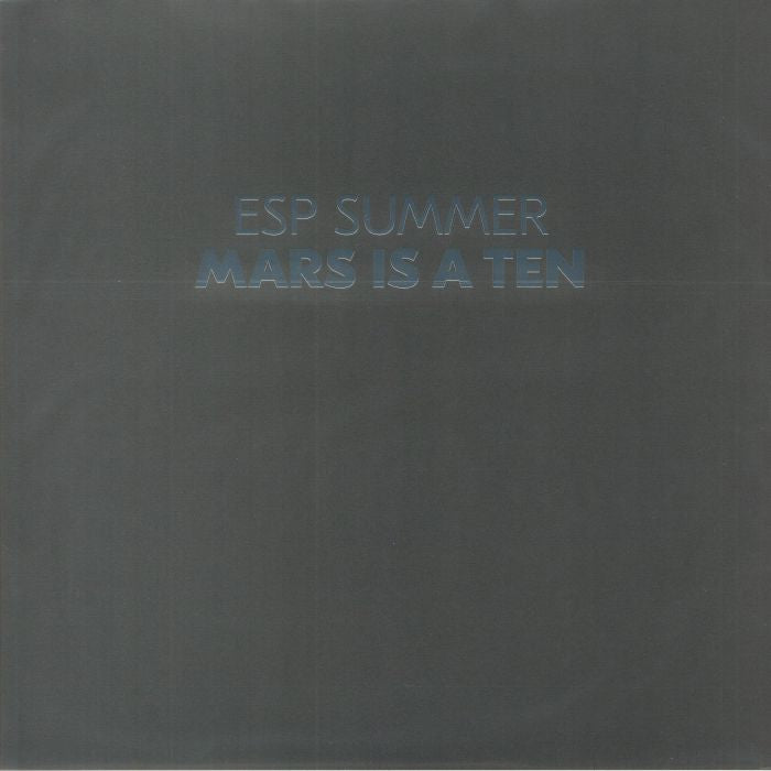 Mars Is A Ten - Clear Vinyl LP vinyl record cover