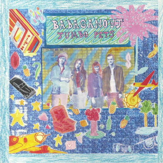 Jumbo Pets - Limited Edition Aquamarine Vinyl LP vinyl record cover