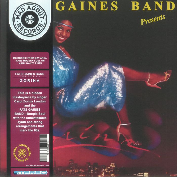 Fats Gaines Band Presents Zorina - Deluxe Edition Vinyl LP vinyl record cover