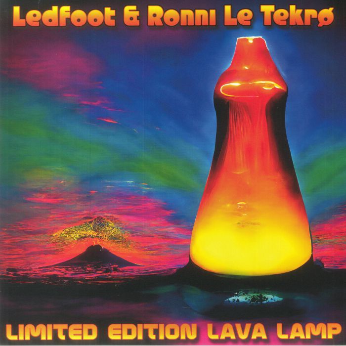 Limited Edition Lava Lamp - Orange Marbled Vinyl LP vinyl record cover