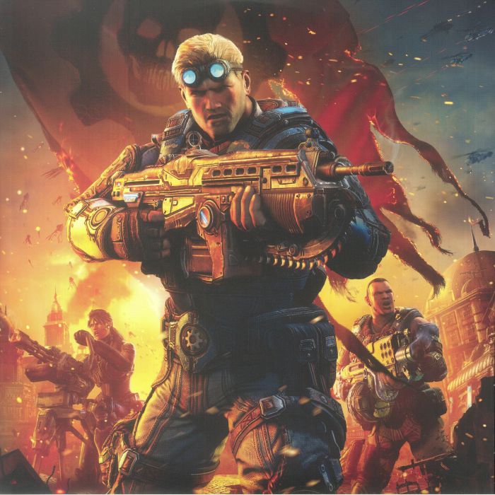 Gears Of War: Judgment - Deep Red & Deep Blue Vinyl 2xLP vinyl record cover