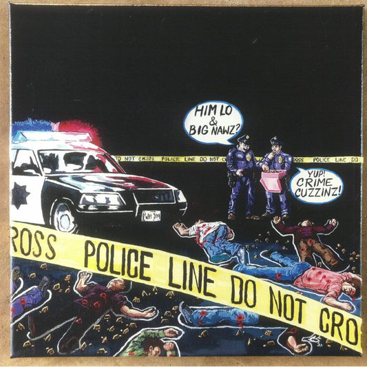 Yellow Tape & Shell Casez - Vinyl EP vinyl record cover