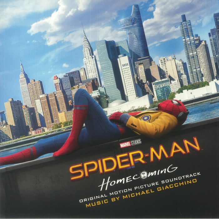 Spider-Man: Homecoming - Limited Edition Blue Vinyl 2xLP vinyl record cover