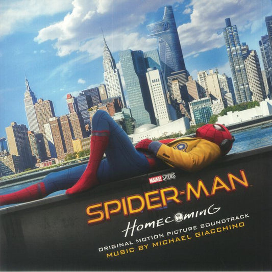 Spider-Man: Homecoming - Limited Edition Blue Vinyl 2xLP vinyl record cover
