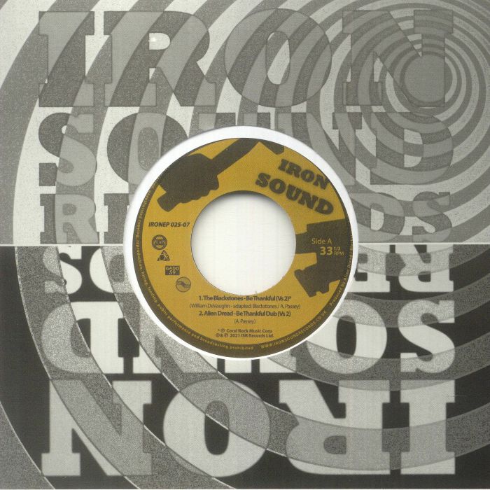 Be Thankful - Vinyl Single vinyl record cover