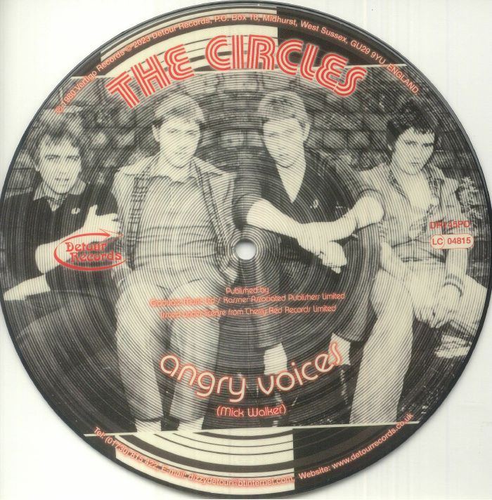 Angry Voices - Picture Disc Vinyl Single vinyl record cover